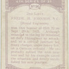2nd. Lieut. Fredk. H. Johnson, V.C.