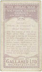 2nd. Lieut. Fredk. H. Johnson, V.C.