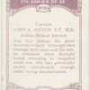 Capt. John A. Sinton, V.C., M.B.