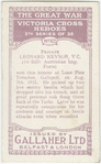 Priavte Leonard Keysor, V.C.