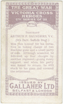 Sergt. Arthur F. Saunders, V.C.