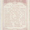 Pte. Hebert W. Lewis, V.C.
