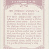 Pte. Robert Quigg, V.C.