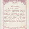 Late Corporal A. S. Burton, V.C.