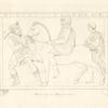Traveller accompanied by good and evil spirits