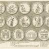 Roman coins commemorating Emperor Trajan's victory over the Dacians (after 106 AD)