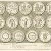 Roman coins commemorating Emperor Trajan's victory over the Dacians (after 106 AD)