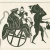 Bacchus seated in a winged chariot