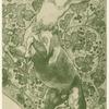 Rearing centaur poised to heave a rock
