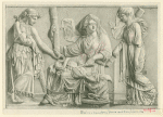 Demeter, Kora (Persephone) and Triptolemos