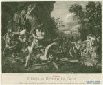 Hercules destroying Cacus