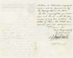 Autograph endorsement signed on verso of A.L.S., Jun 21, 1861, from James Meredith Reade, Jr. to H. Bendan