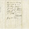 Autograph endorsement signed on verso of A.L.S., Jun 21, 1861, from James Meredith Reade, Jr. to H. Bendan