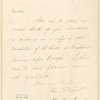 Letter to Mary L. Booth [New York]