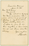 Letter to William Henry Seward
