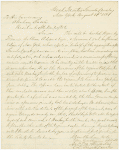 A.N.S. to Andrew Thomas McReynolds on verso of Aug 18 letter to Lincoln from McReynolds.