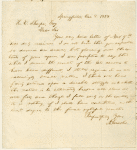 Abraham Lincoln to H. D. Sharpe, Esq.