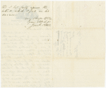 Autograph endorsement signed by Abraham Lincoln on verso of A.L.S., Sep 6, 1861 from John F. Potter to Lincoln requesting an army appointment for Mr. Helper of North Carolina