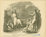 Orpheus civilising the inhabitants of Thrace