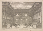 Decoration de Theatre du ballet de Thetis represente en machine au Petit Bourbon devant leurs Majesté de l'invention de Jacq. Torelli Italien