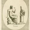 Woman gesturing ; mask.