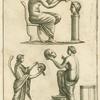 Roman actors and masks.