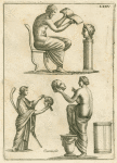 Roman actors and masks.