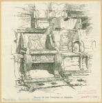 Stalls in the theatre at Athens