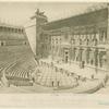 Théâtre d'Ostie et Basilique de Constantin, à Rome