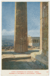 Colonnes du Pathènon et Erechtéion--Athènes