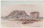 Vue d'Acropole--Athenes