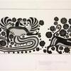 A winged ichthyomorphic [fish-form] god, perhaps Oannes, Dagon, or Cadmus