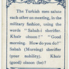 "Sabah-i Sherifler, Khair Olsoon?"
