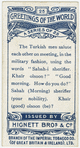 "Sabah-i Sherifler, Khair Olsoon?"
