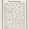 Handicapping.
