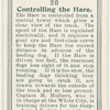 Controlling the hare.