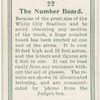 The number board.