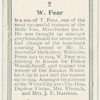 W. Fear