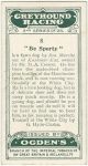 "Be Sporty"