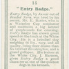 "Entry Badge."