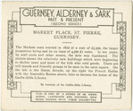 Market place, St. Pierre, Guernsey.