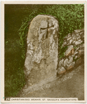 Christianised menhir. St. Saviour's Churchyard.
