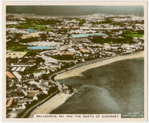 Bellegreve Bay and the north of Guernsey.