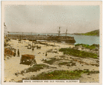 Braye Harbour and old houses, Alderney.
