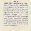Gardes Anglais 1960.