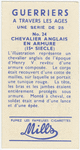 Chevalier Anglais en armure.