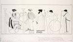 Triptolemus seated in a winged chariot in the sanctuary of Eleusinium
