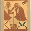 Two old men weeping for the dead