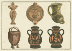 Assorted Greek pottery