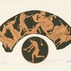 Heracles slaying the monster Geryon ; Greek athlete with halteres
